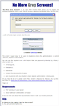 Mobile Screenshot of nomoregreyscreens.com